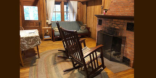 Cabin Living Room - Weatherby's - Grand Lake Stream, ME