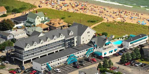 Aerial View Sea Cliff House Old Orchard Beach, ME