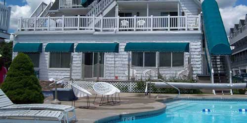 Pool Deck View - Sea Cliff House - Old Orchard Beach, ME