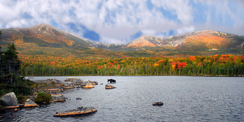 Fall Foliage in Maine - Scenic Drive in Western Maine near Fryeburg - Photo Credit Greater Portland CVB