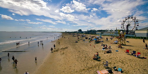 View of Old Orchard Beach, ME - Photo Credit Cynthia Farr Weinfeld & Greater Portland CVB