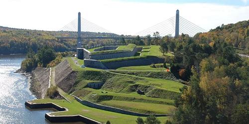 Fort Knox and Penobscot Narrows Observatory - Photo Credit Friends of Fort Knox Mission