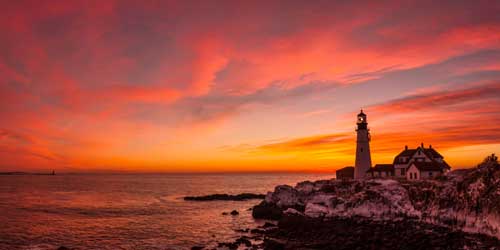 Fort Williams Park and Portland Head Lighthouse - Photo Credit Maine Office of Tourism
