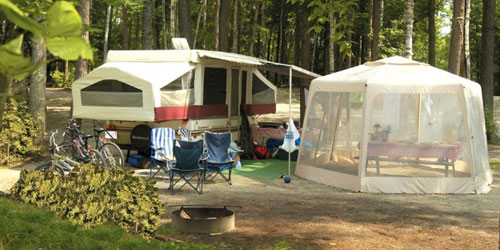 Campsite - Point Sebago Golf Resort - Casco, ME