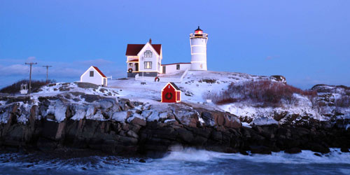 Nubble Lighthouse ay Cape Neddick, ME