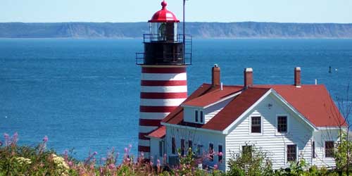 Quoddy Head Lighthouse - Quoddy head State Park - Lubec, ME