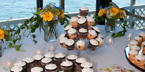 Wedding Cupcakes - Boothbay Harbor Inn - Boothbay Harbor, ME