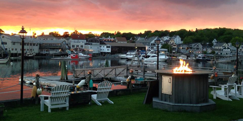 Fiery Sunset View - Boothbay Harbor Inn - Boothbay Harbor, ME