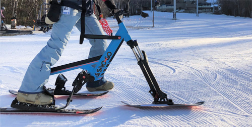 snowbike at sugarloaf maine