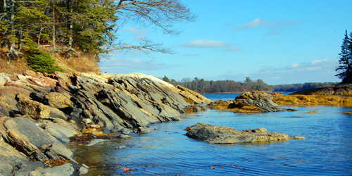 wolfs neck state park ME