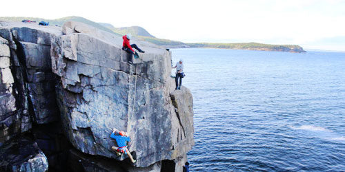 rock climbing in maine