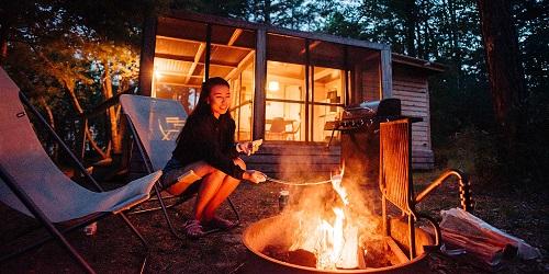 Campground - Huttopia Southern Maine - Sanford, ME - Photo Credit Corey McMullen