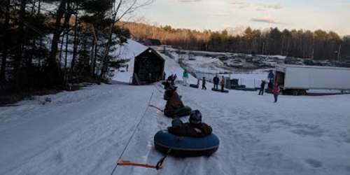 Snow Tubing at New Hermon Mountain - Hermon, ME