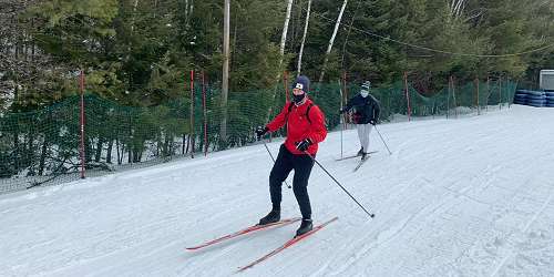 Cross Country Skiing at Lost Valley Ski Area - Auburn, ME