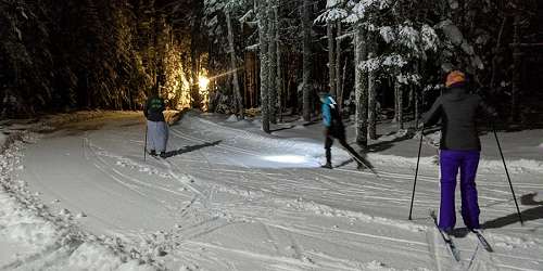 Night Skiing at Fort Kent Outdoor Center - Fort Kent, ME