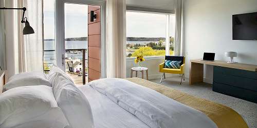 Ocean View Room at 250 Main Hotel - Rockland, ME