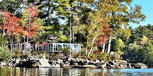 Waterfront View - Migis Lodge on Sebago Lake - South Casco, ME