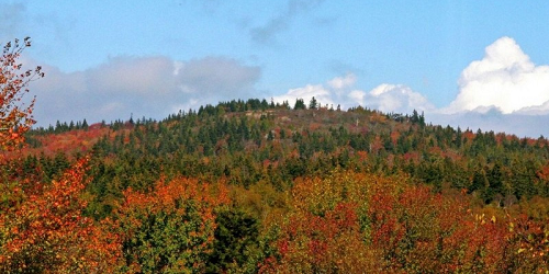 Fall View of Pigeon Hill - Steuben, ME - Photo Credit Downeast Coastal Conservancy