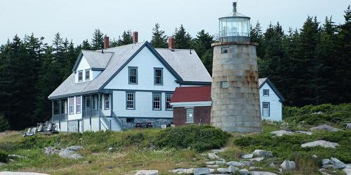 Whitehead Island Lighthouse - St. George at Tenants Harbor, ME - Photo Credit Martin Burton