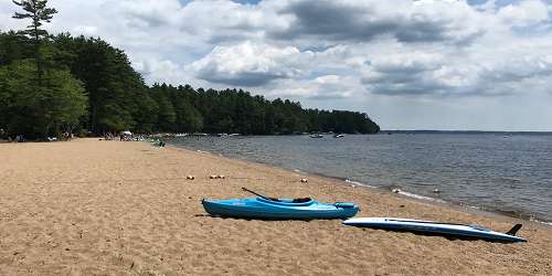 Paddling at Sebago Lake State Park - Casco, ME